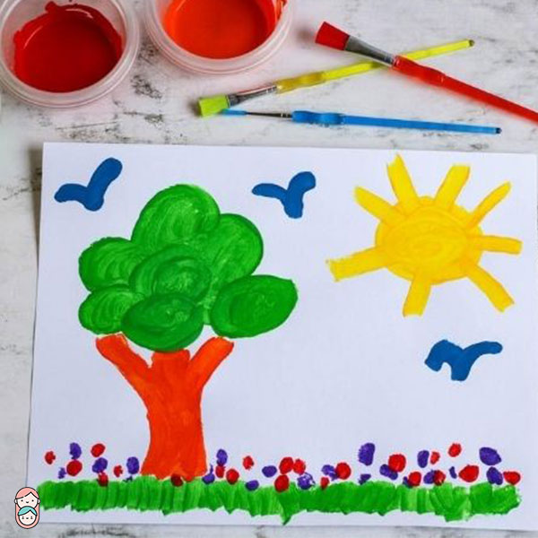 آموزش آنلاین نقاشی(خط و نقطه) کودکیار