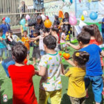 آب بازی در مهرویلا کرج