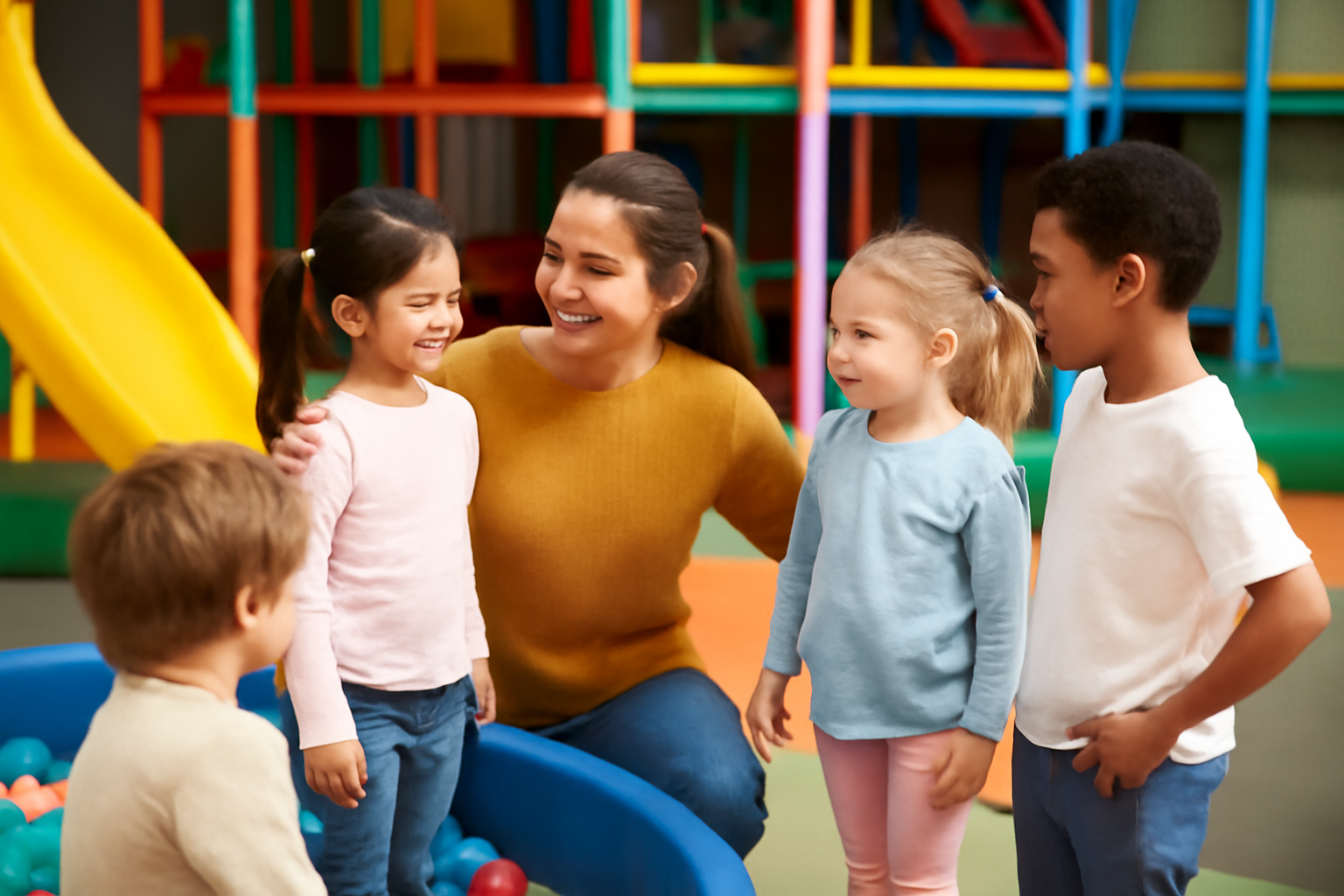 👩‍🏫 نقش مربیان و تسهیل‌گران در خانه بازی کودک