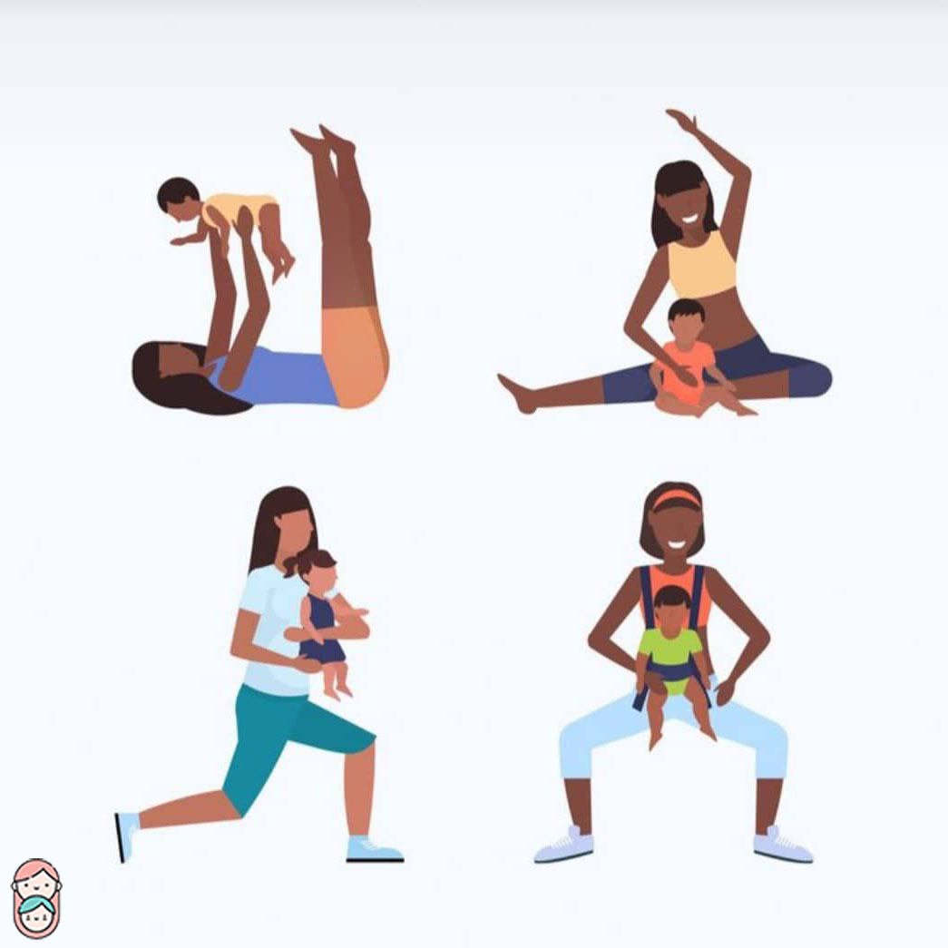 کلاس فیتنس بعد از زایمان