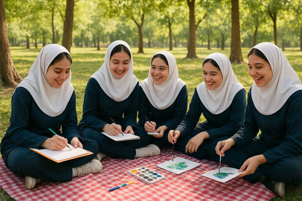 اردوی دختران دبیرستانی